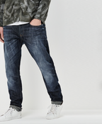 Jeans G-Star affusolati blu scuro Delm Denim Dark Aged