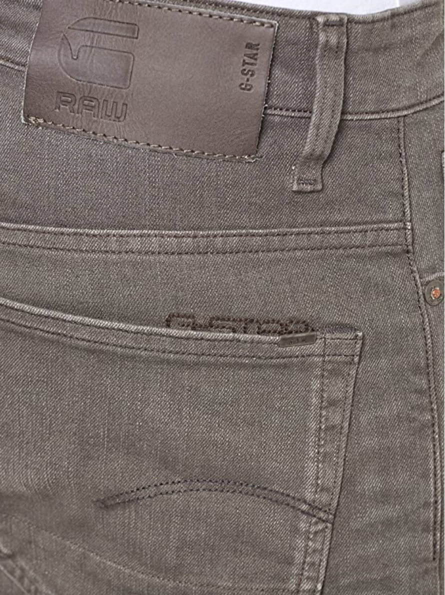 G-Star 3301 Tapered COJ Bull Stretch Twill GS Grey Jeans