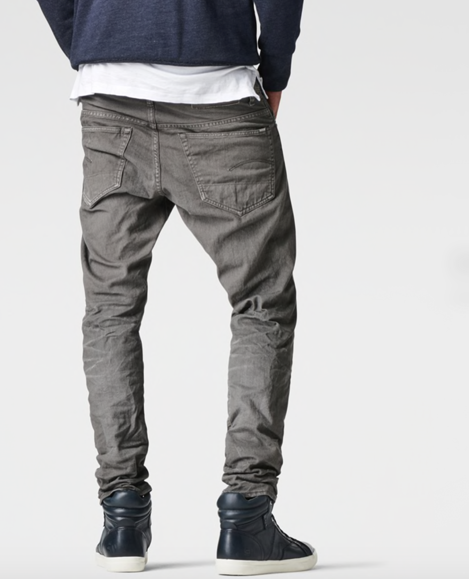 G-Star 3301 Tapered Sandford Twill Grey Jeans