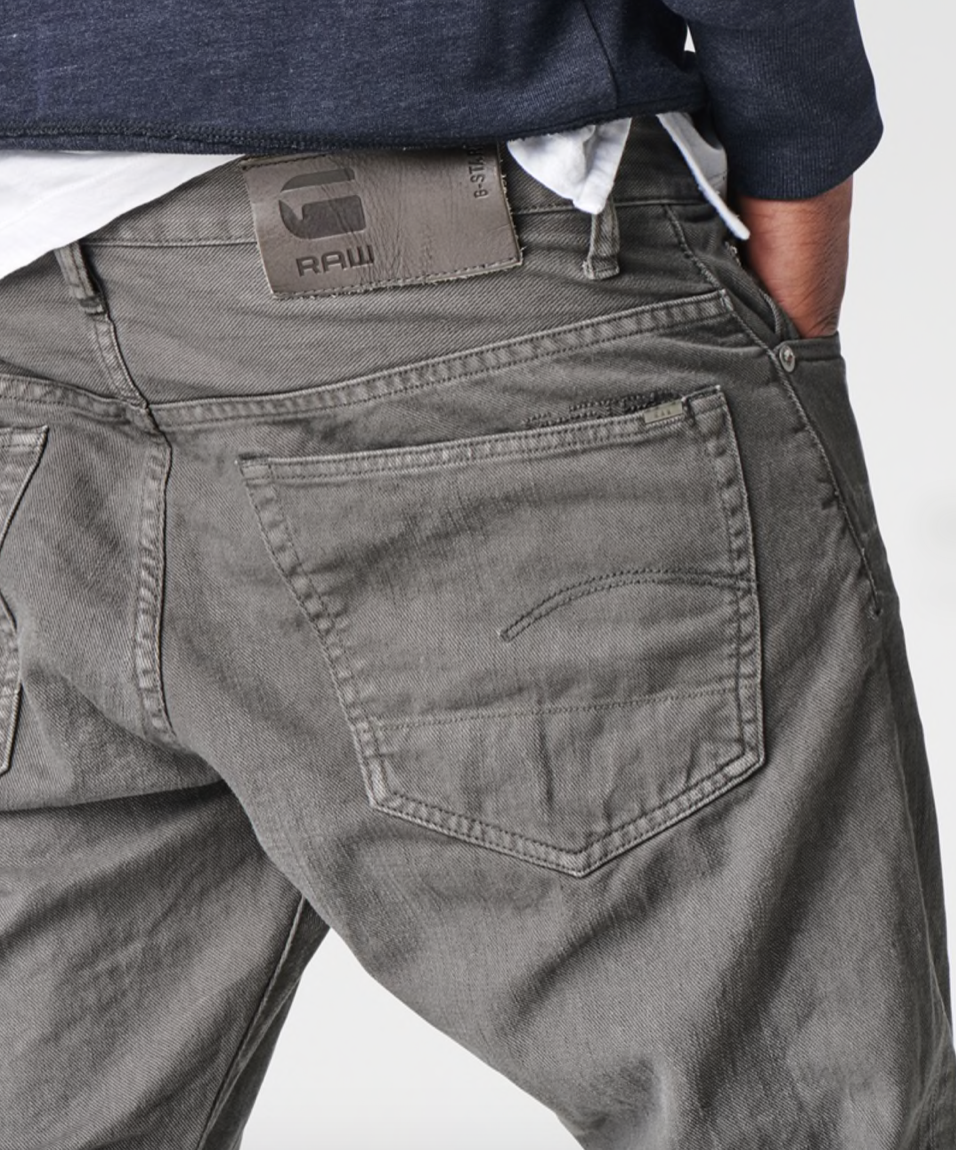 G-Star 3301 Tapered Sandford Twill Grey Jeans