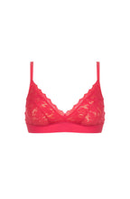 Pain De Sucre Divine Pink Lace Triangle BH