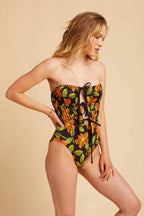 Solid And Striped Paula Swimsuit Groovy Floral - House Of Huntington
