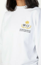 SPORTY & RICH Country Club Vintage Style Sweater Sweatshirt - House Of Huntington