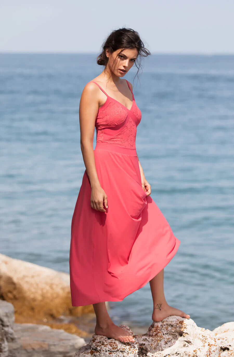 Pain De Sucre Ainoa Blush Pink Beach Coverup Skirt