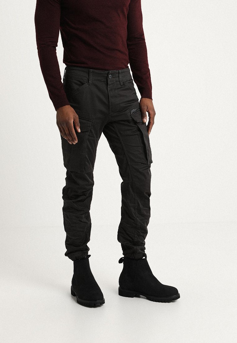 بنطلون G-STAR Rovic Desert Cargo Raven رمادي داكن