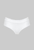 Pain De Sucre White Woven Bikini Bottom in Vence - House Of Huntington