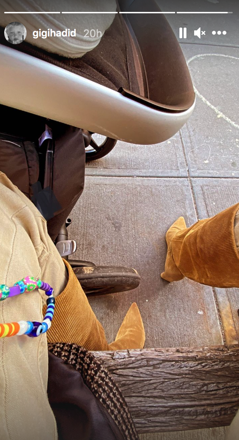 Dear Frances Camel Corduroy Sleeve Millerighe Boots - House Of Huntington
