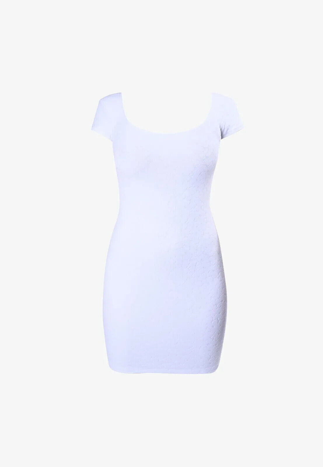 Pain De Sucre White Woven Towelling Stretch Summer Dress in DAVIA - House Of Huntington