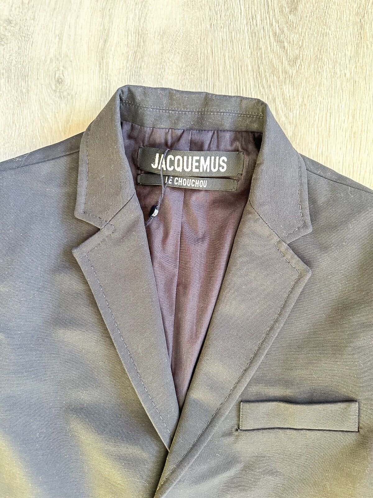 JACQUEMUS Menswear Le Chouchou Le Veste Piccinni Navy Blue Blazer Jacket - House Of Huntington