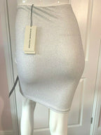 Alexandre Vauthier White Crystal Studded Bodycon Skirt - House Of Huntington