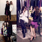 VICTORIA BECKHAM Jedwabna fioletowa sukienka halka w stylu lat 90