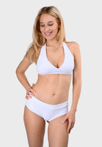 Pain De Sucre White Woven Bikini Bottom in Vence - House Of Huntington