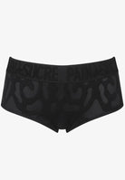 Pain De Sucre Black Bikini Shorts in Cillian Neoprene Giraffe - House Of Huntington