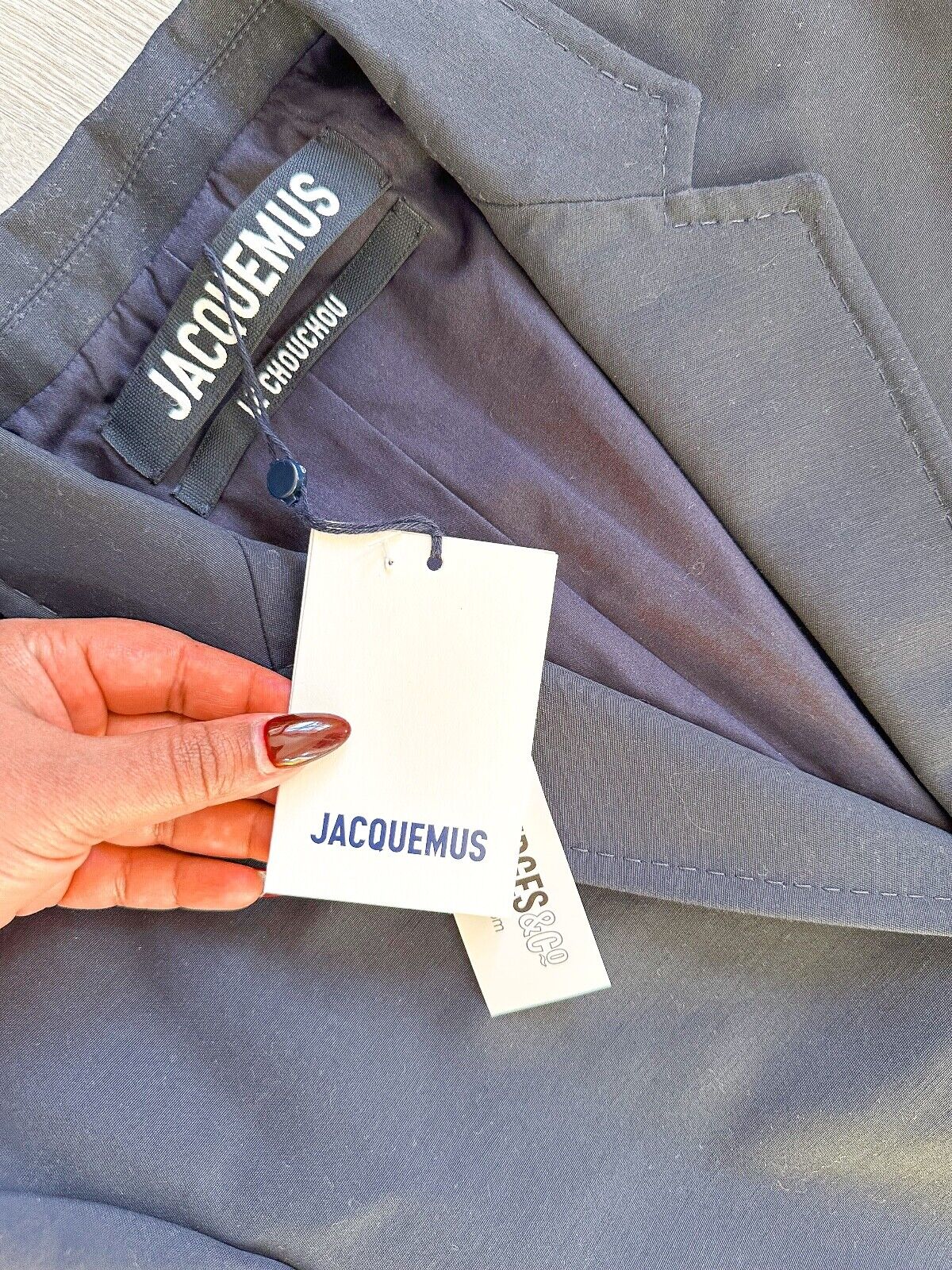 JACQUEMUS Menswear Le Chouchou Le Veste Piccinni Navy Blue Blazer Jacket - House Of Huntington