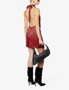 MAISIE WILEN Vocaloid Printed Halterneck Woven Sexy Mini Dress - House Of Huntington