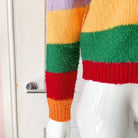 OLIVIA RUBIN Rainbow Colourful Stripe Sweater Cosy Matty Sweater Jumper - House Of Huntington