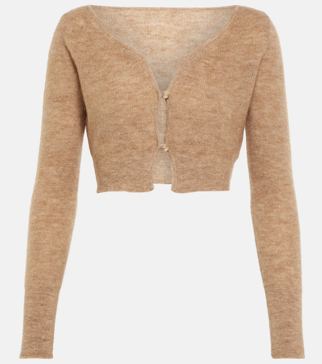 JACQUEMUS Le Cardigan Alzou Mohair Blend Cardigan - House Of Huntington