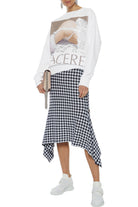Christopher Kane White Lingerie Graphic Kacere Sweatshirt - House Of Huntington