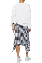 Christopher Kane White Lingerie Graphic Kacere Sweatshirt - House Of Huntington