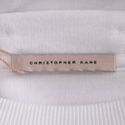 Christopher Kane White Lingerie Graphic Kacere Sweatshirt - House Of Huntington
