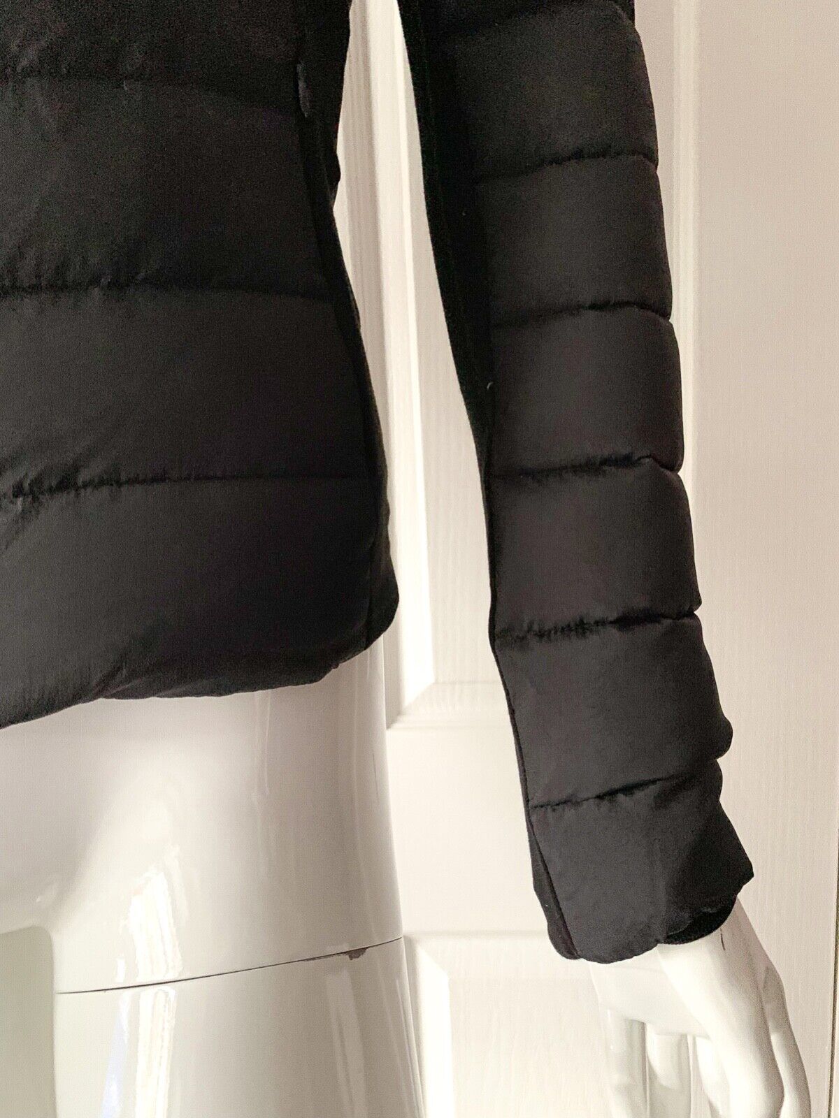 Paco Rabanne Black Down Bodyline Jacke