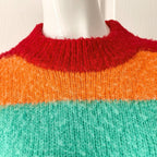 OLIVIA RUBIN Rainbow Colourful Stripe Sweater Cosy Matty Sweater Jumper - House Of Huntington