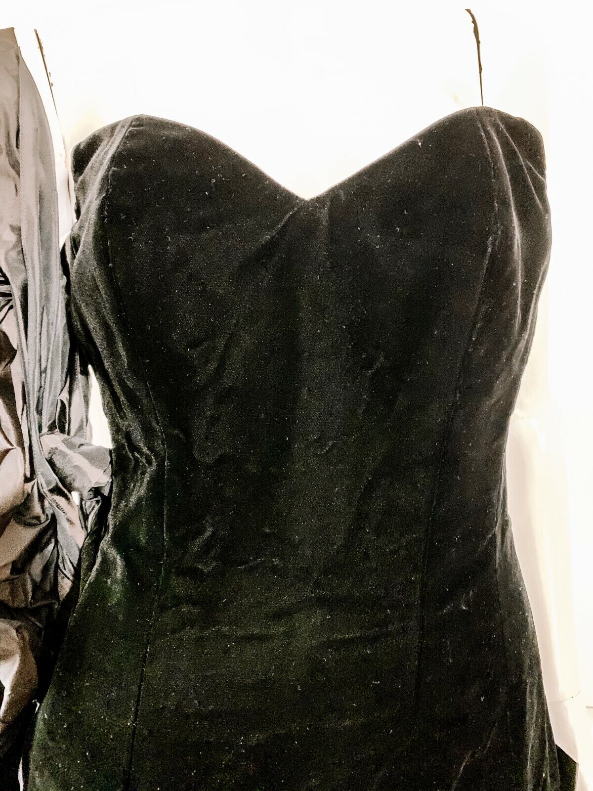 Alexandre Vauthier Black Velvet Dramatic Drape Detail Dress - House Of Huntington