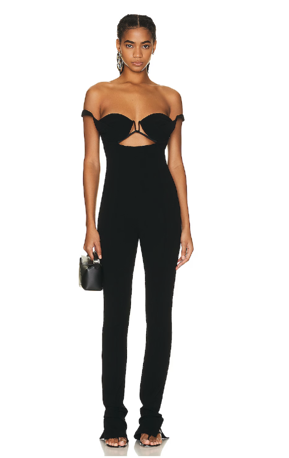 JACQUEMUS Black La Combinaison Bikini Wool Blend Cut Out Jumpsuit - House Of Huntington