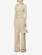 Jacquemus La Chemise Soffio Cut-Out Stretch-Woven Shirt - House Of Huntington