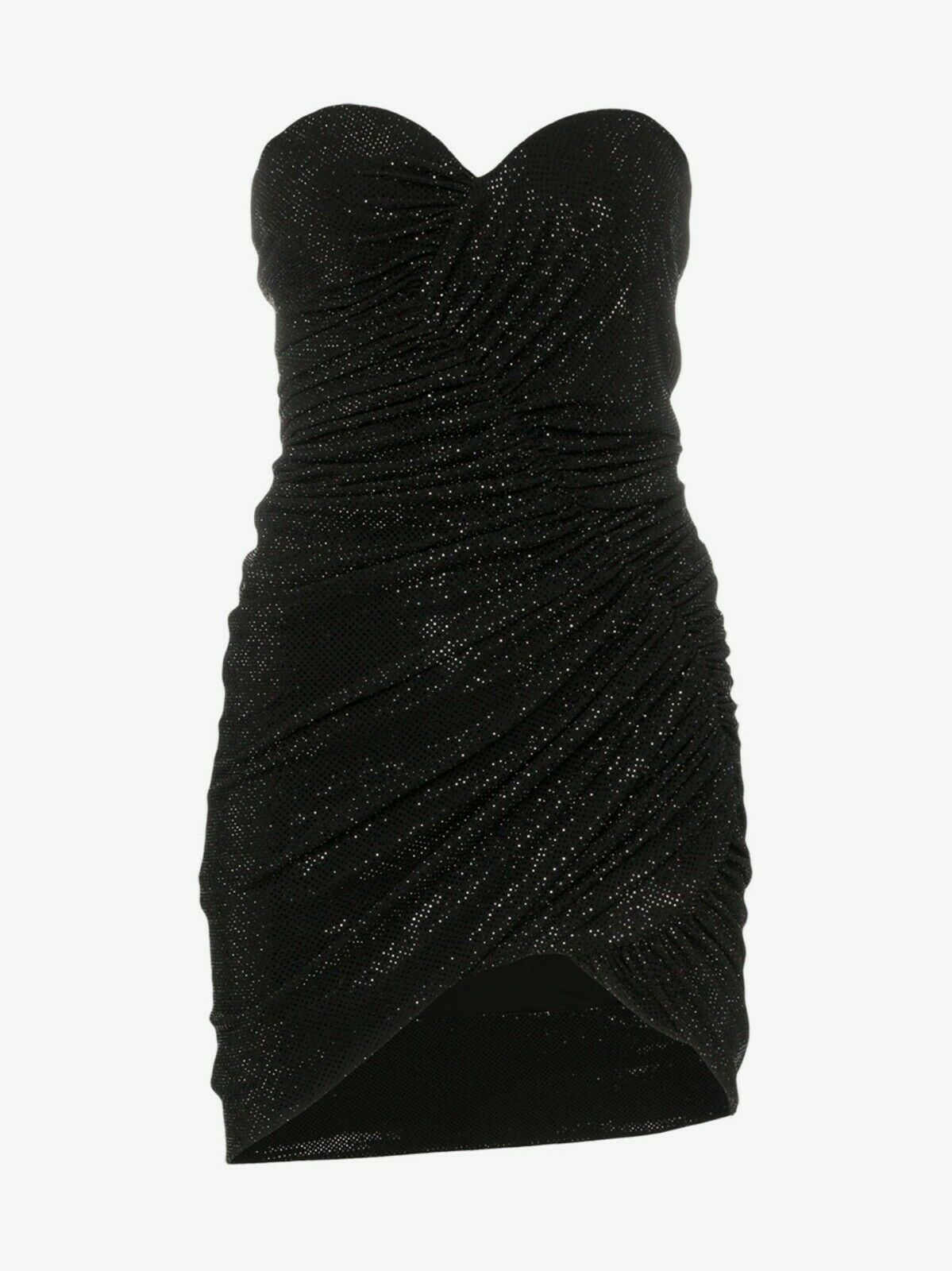 Alexandre Vauthier Crystal Embellished Ruched Bustier Dress - House Of Huntington
