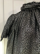 REDEMPTION Metallic Jacquard High Neck One Shoulder Dress - House Of Huntington