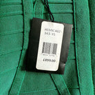 HERVE LEGER Emmalie Green Bandage Halterneck Club Party Swimsuit - House Of Huntington