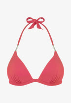 Pain De Sucre Pink Jewel Detail Bikini Top in Elan