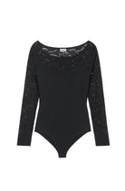 Pain De Sucre Andrea Black Lace Bodysuit Top - House Of Huntington