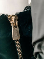 Alexandre Vauthier Black Velvet Dramatic Drape Detail Dress - House Of Huntington