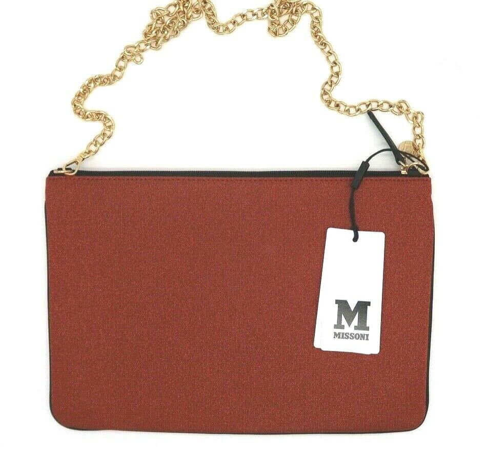 MISSONI Giltter Bronze Party Date Night Shoulder Bag