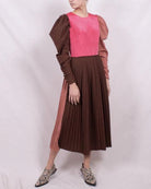 REJINA PYO Ivy Panelled Midi Colourblock Dress - House Of Huntington