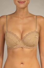 Pain De Sucre Brown Lace Bra in Lua Biscuit