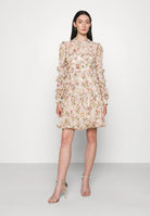 NEEDLE & THREAD Garland Flora Ruffle Ditsy Floral Mini Dress - House Of Huntington