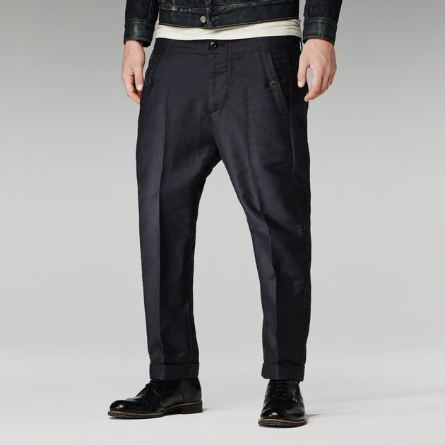 G-STAR Correct Belt Mazarine 蓝色长裤 长裤