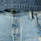 G-Star Arc 3D Slim Wisk Denim Light Aged Destroy 牛仔裤