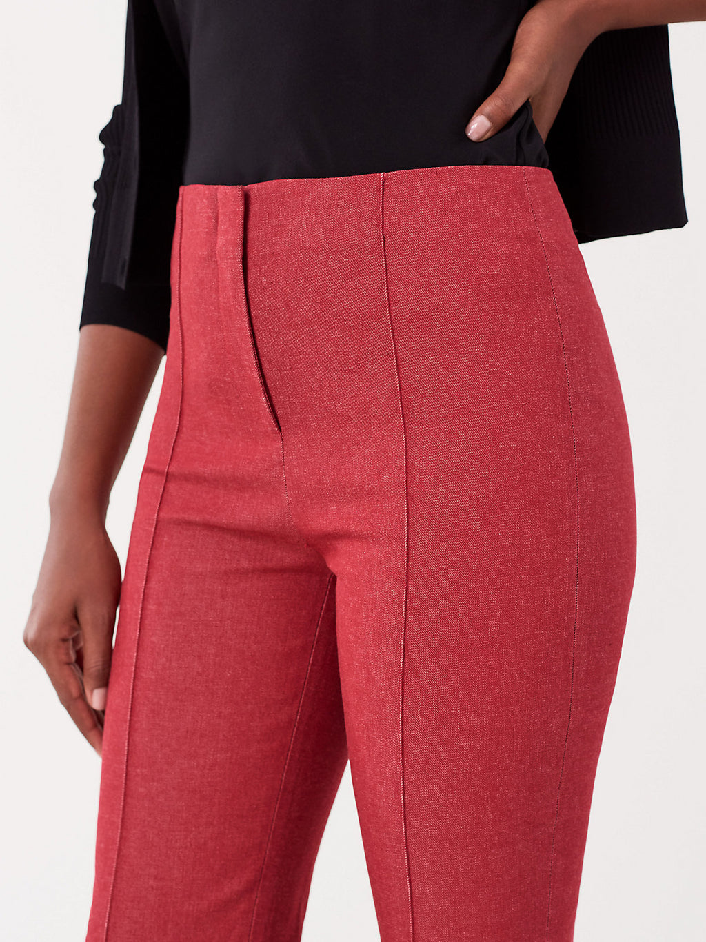 Diane Von Furstenberg DVF Mid Rise Skinny Pants Jeans - House Of Huntington