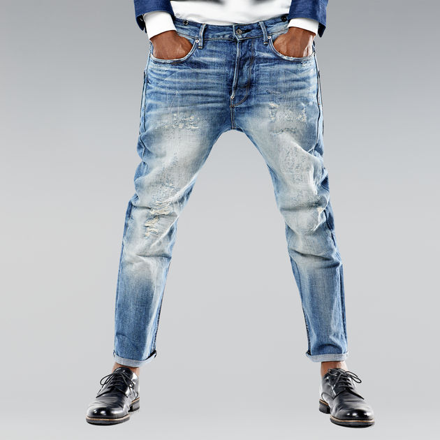 G-Star Raw Selvedge US Lumber 25 anos usado jeans reto