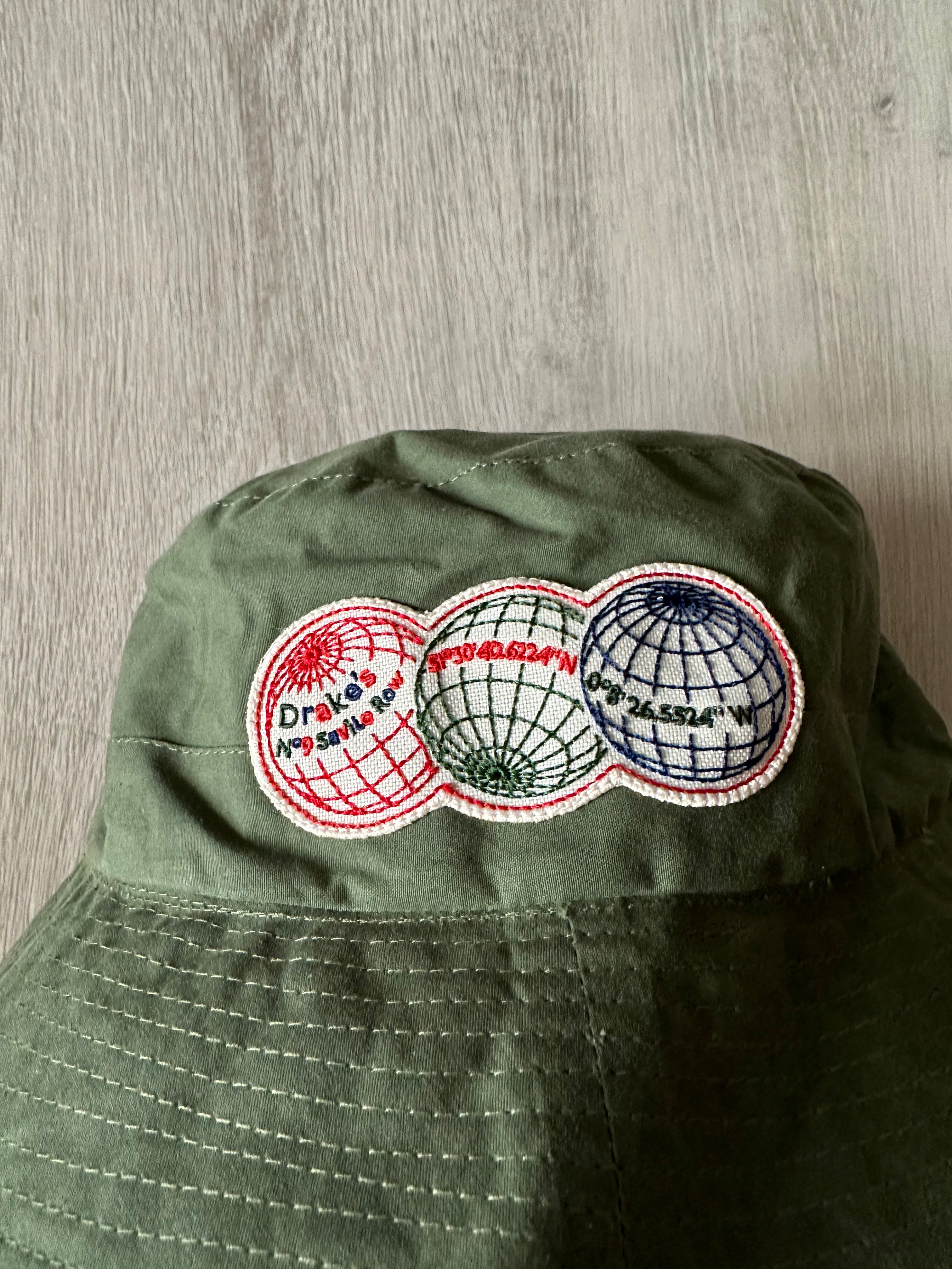 Drake's Green Waxed Cotton Bucket Hat - House Of Huntington