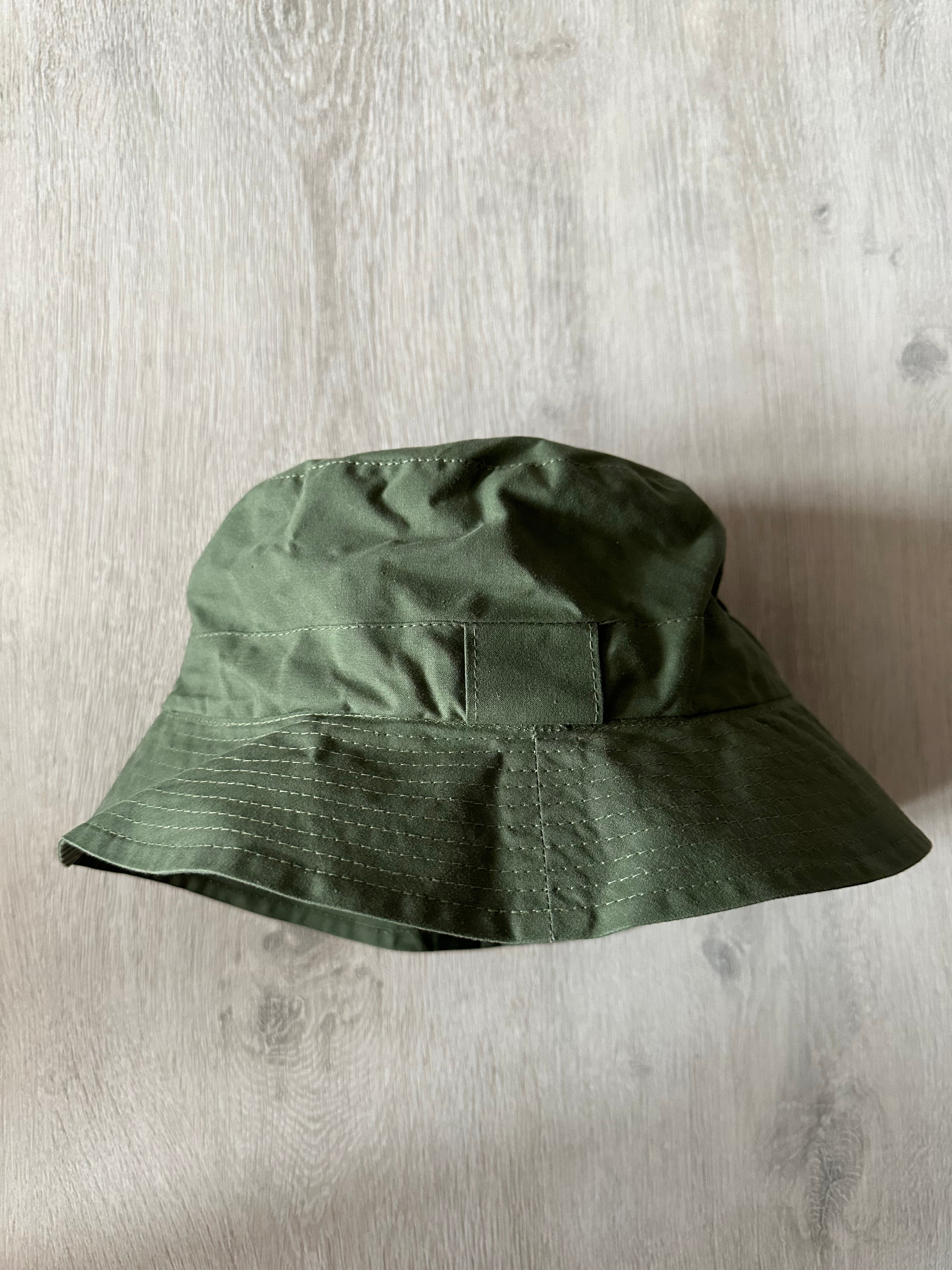 Drake's Green Waxed Cotton Bucket Hat - House Of Huntington