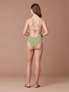 Diane Von Furstenberg DVF Maya One Piece Diamond Swimsuit - House Of Huntington
