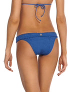 Vix Paula Hermanny Blue Scales Bia Brazilian Klein Bikini Bottom - House Of Huntington