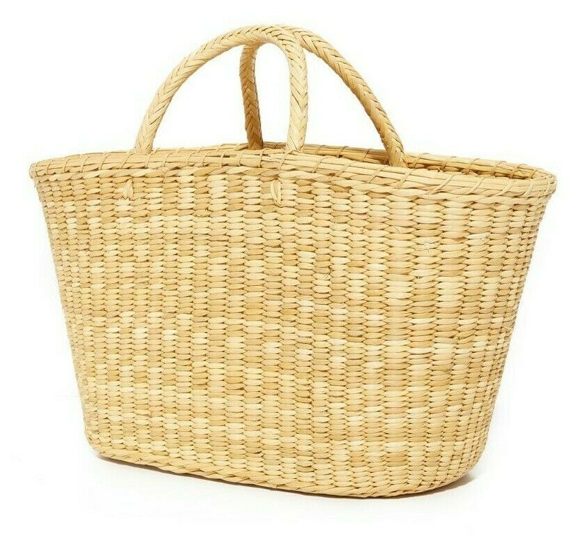 Nannacay Natural Straw Margarida Pom Pom Bag - House Of Huntington