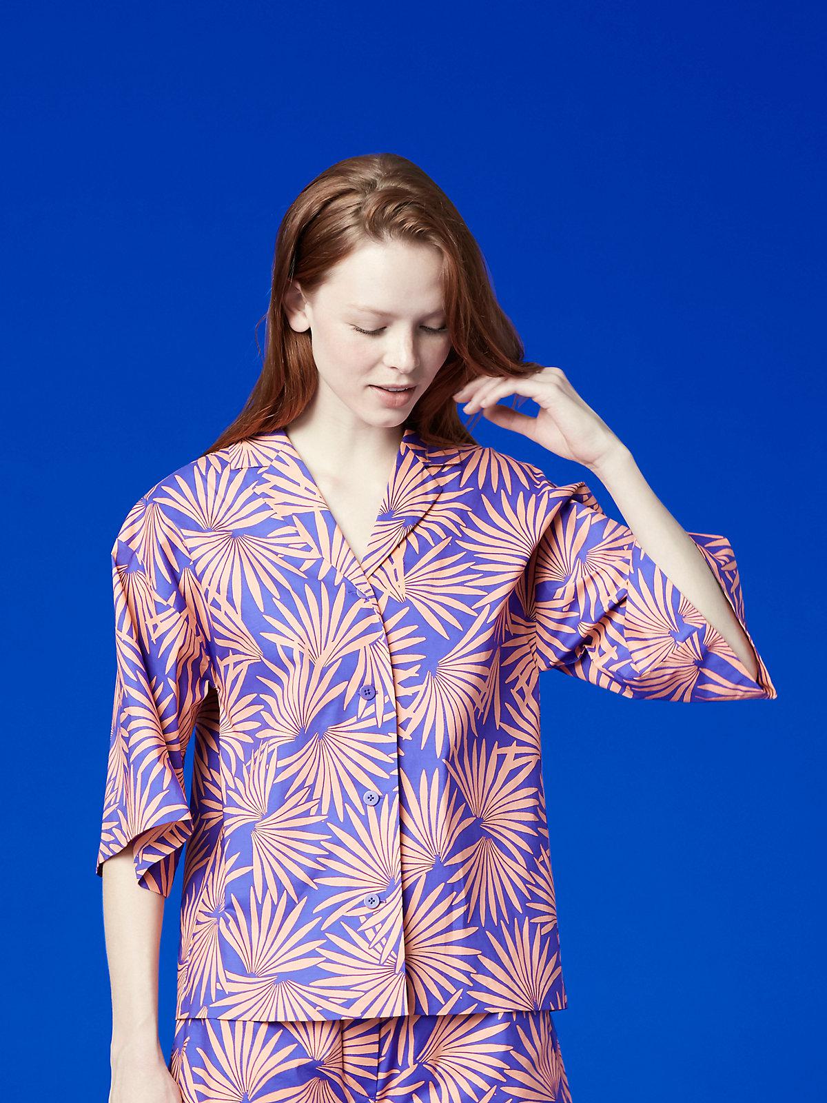 DVF Collared Beach Hartley Deco Shirt