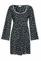 Rixo London Celeste Silk Ditsy Floral Print Summer Mini Dress - House Of Huntington